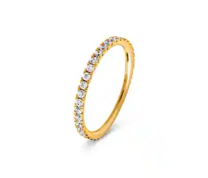 375 Gold Ring »Eternity« Zirkonia