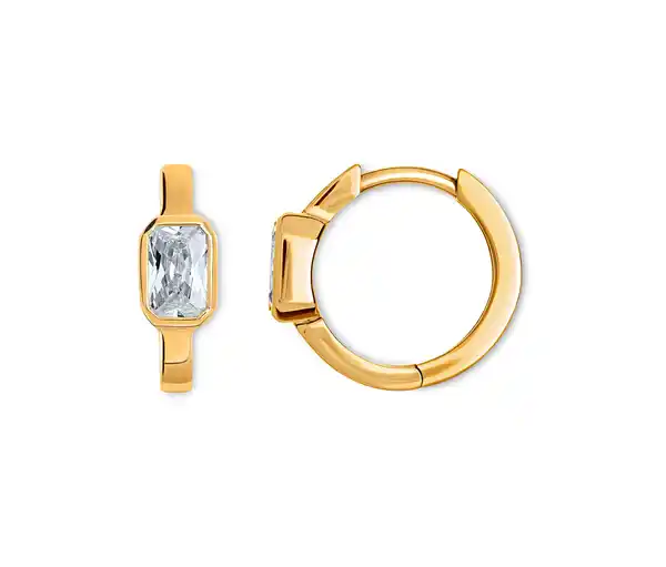 Bild 1 von 925 Silber Creolen »Baguette«