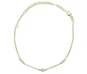 585 Gold Armband, 21 Brillanten