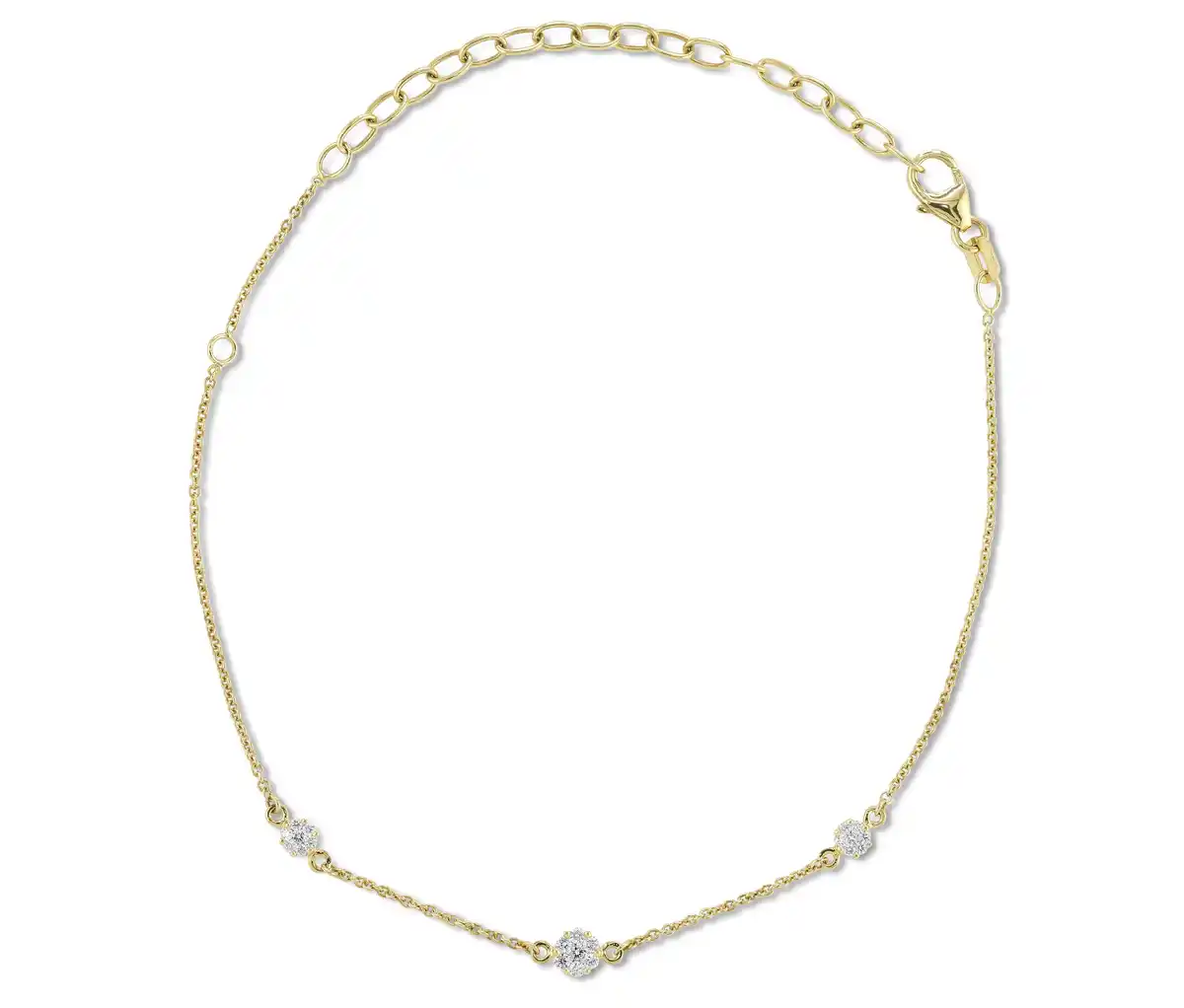 Bild 1 von 585 Gold Armband, 21 Brillanten