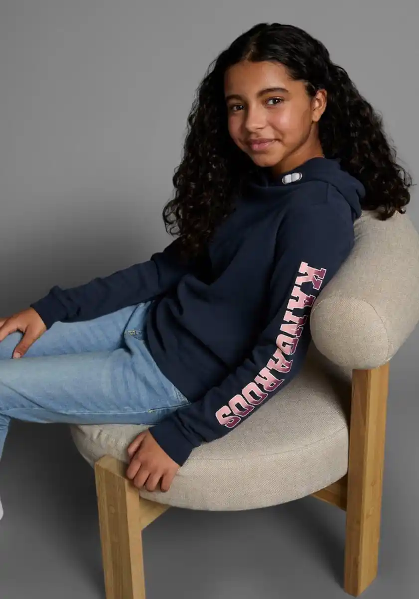 Bild 1 von KangaROOS Langarmshirt in weicher Interlockqualität, Blau