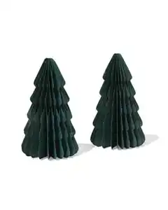 Baum 10 × 15 cm, Papier, grün