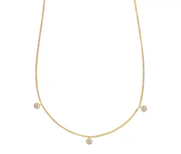 Bild 1 von 375 Gold Kette mit Zirkonia