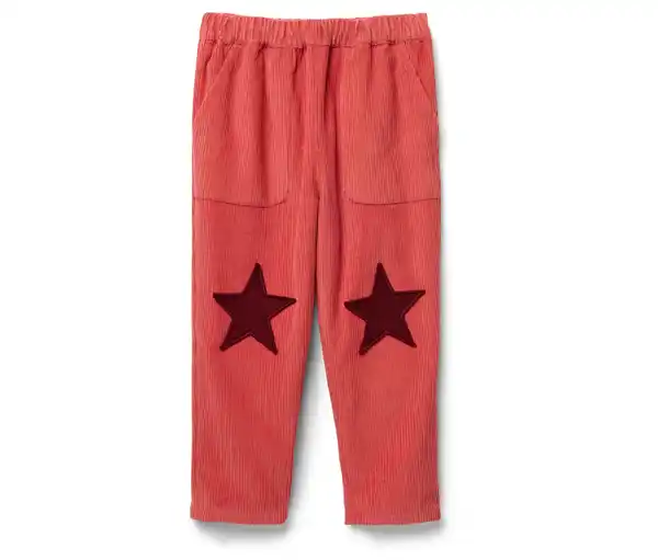 Bild 1 von Kinder-Cord-Pull-on-Pants, rot