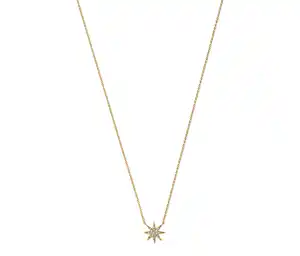 375 Gold Kette Stern