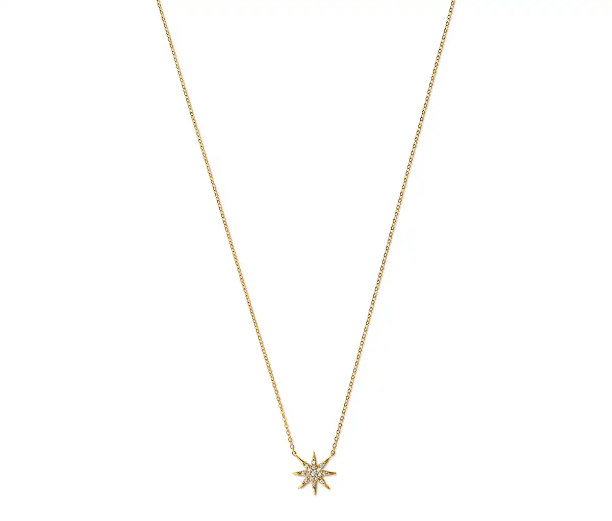 Bild 1 von 375 Gold Kette Stern