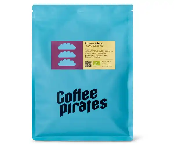Bild 1 von Coffee Pirates - Pirates Blend Bio Espresso - 1 kg Ganze Bohne