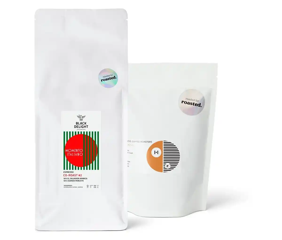 Bild 1 von Espresso Probierpaket "Co-Roast Duo" - 1x 250g, 1 x 500g Ganze Bohne