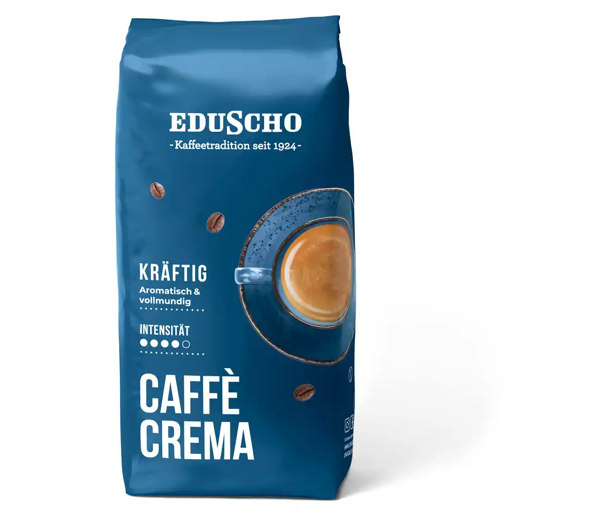Bild 1 von Eduscho Caffè Crema Kräftig - 1 kg Ganze Bohne