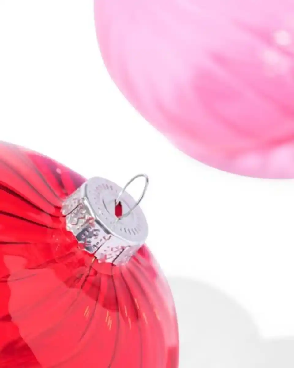 Bild 2 von Christbaumkugeln, Set, Spirale, rot – 3 Stück