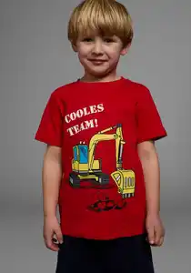 KIDSWORLD T-Shirt COOLES TEAM, Rot