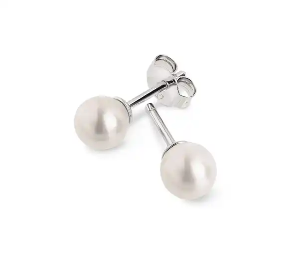 Bild 1 von 925 Silber Ohrstecker mit Muschelkernperle