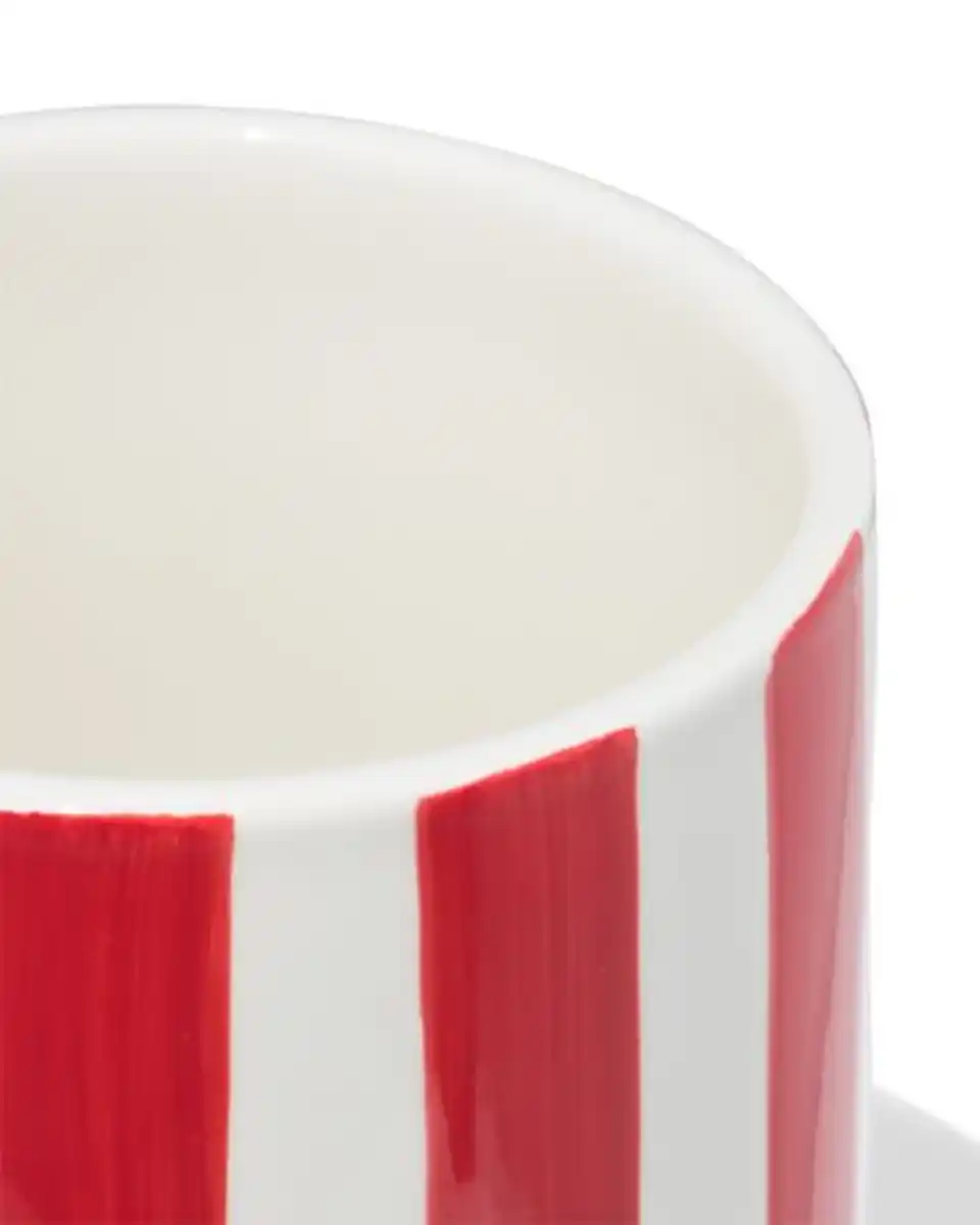 Bild 2 von Topf ⌀ 10 × 14 cm, Keramik, Schleife, Rot