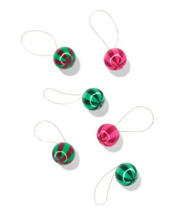 Bild 2 von Christbaumkugeln, Set, 4,4 cm, Satin – 6 Stück