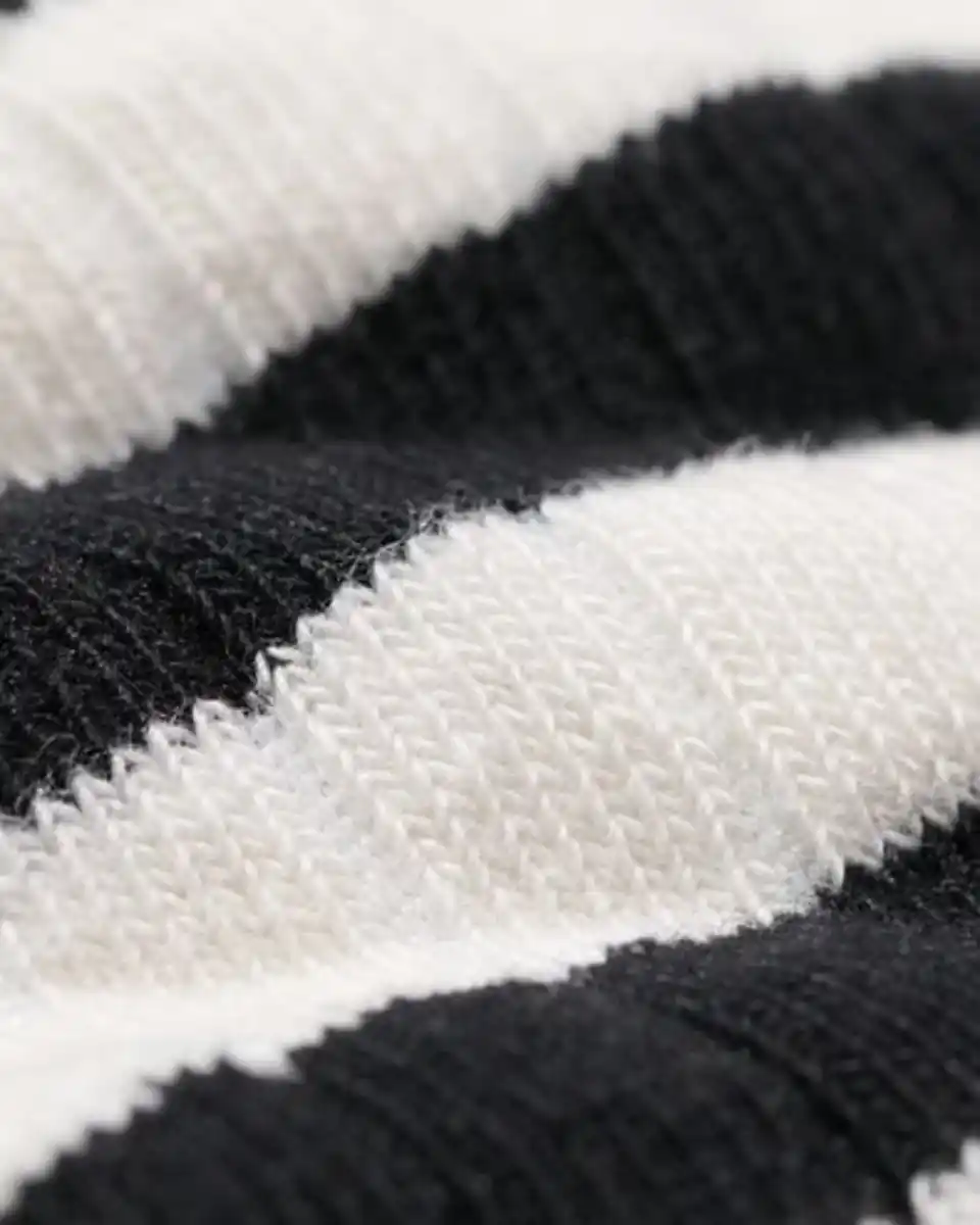 Bild 3 von Kindersöckchen, gerippt, gestreift – 5 Paar schwarz