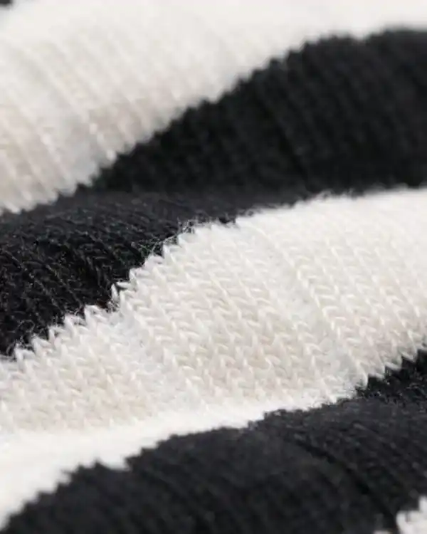 Bild 3 von Kindersöckchen, gerippt, gestreift – 5 Paar schwarz