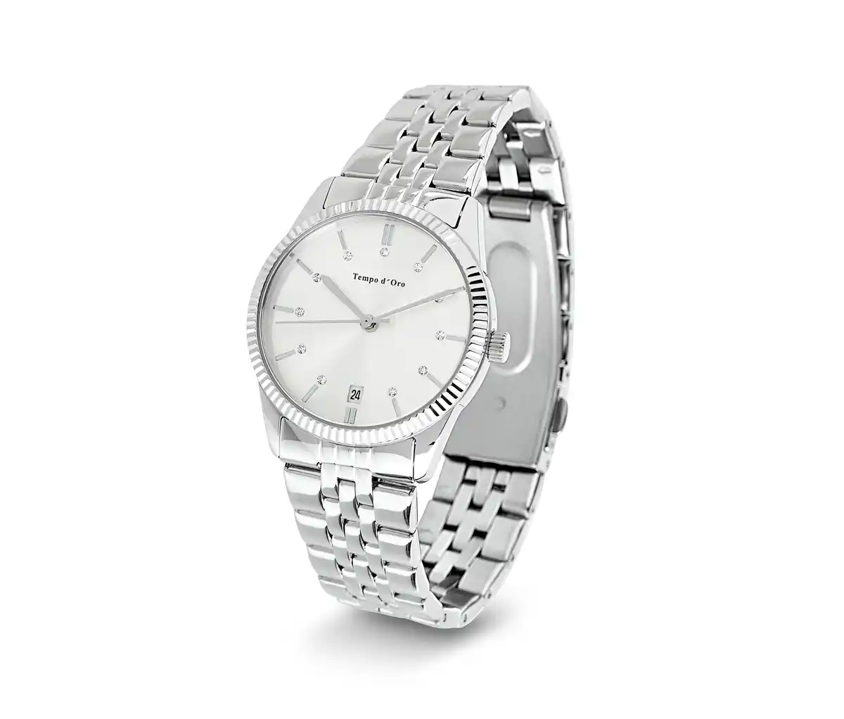 Bild 1 von Edelstahl-Damenuhr mit Datum