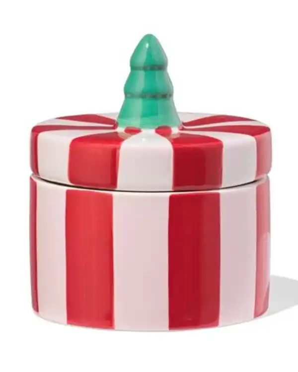 Bild 1 von Topf, 10 × 7,5 × 10 cm, Keramik, rot