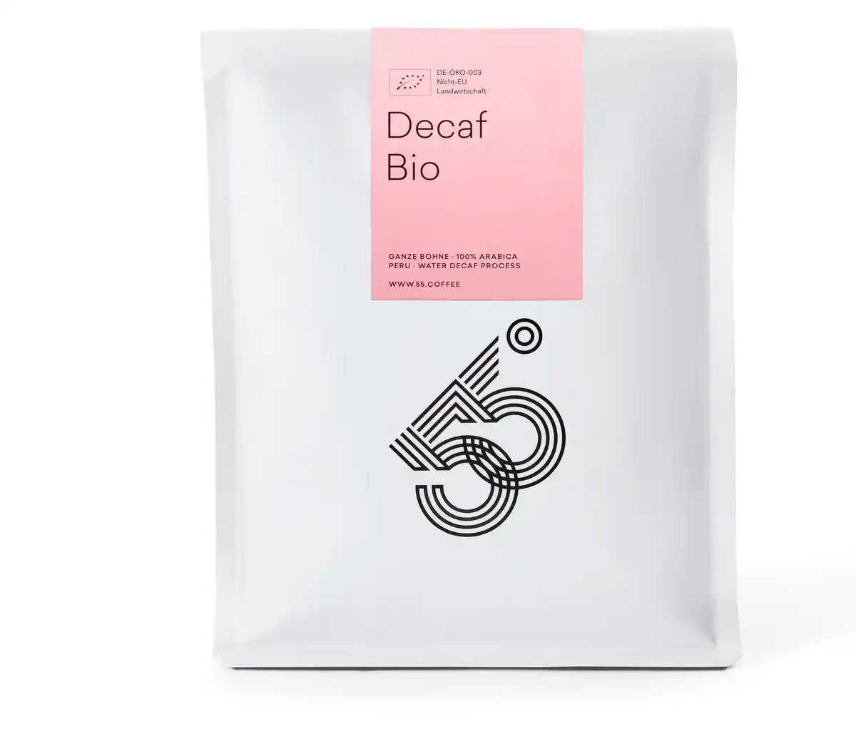 Bild 1 von 55 Degrees – Decaf Omni Roast Bio, entkoffeiniert - 1 kg Ganze Bohne
