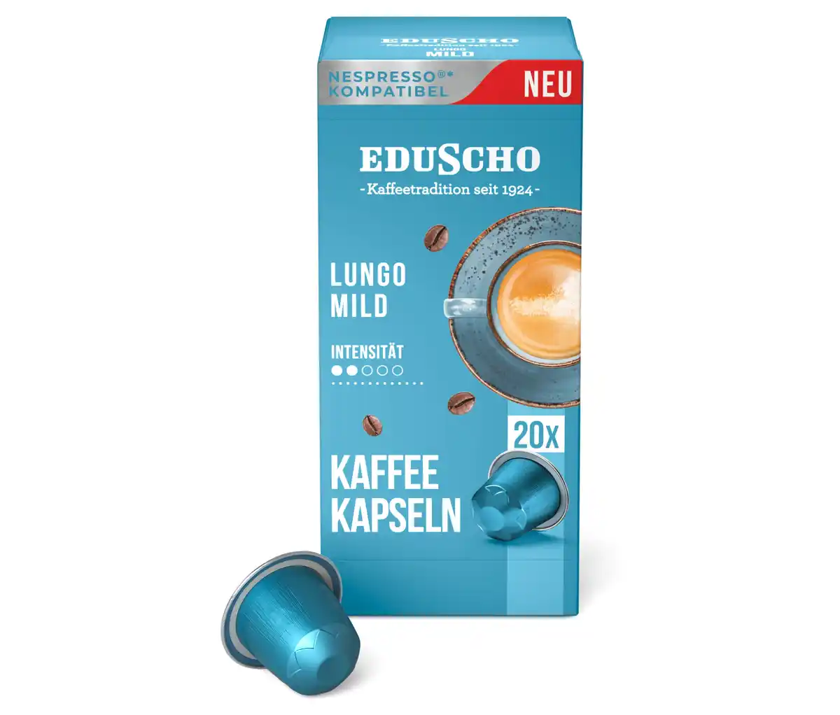 Bild 1 von Eduscho Lungo Mild - 20 Kapseln