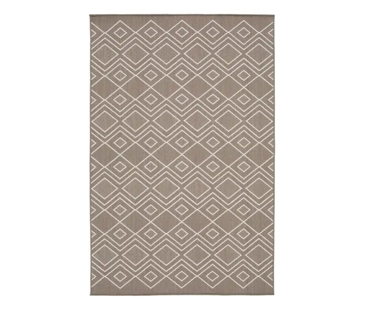 Bild 1 von Faltbarer Outdoor-Teppich »Diamond Rhythm«, 240 x 340 cm, braun