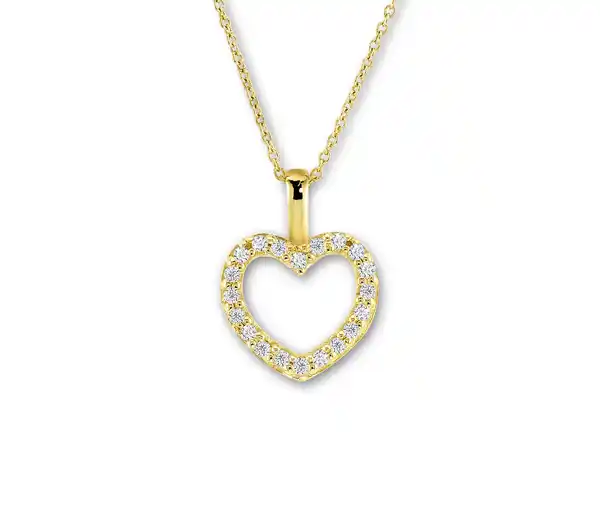 Bild 1 von 585 Gold Kette, Diamanten