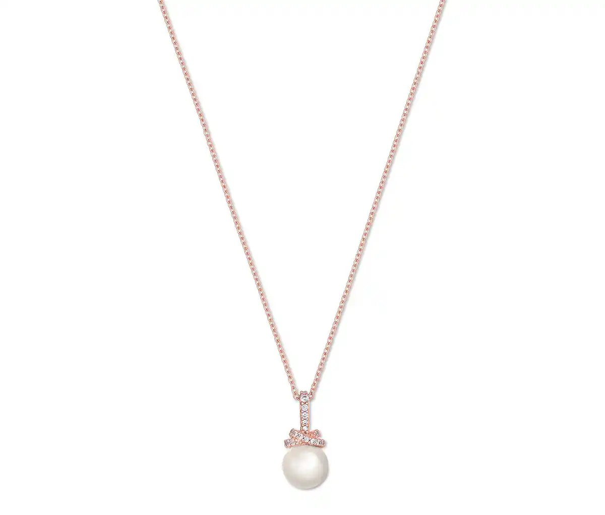 Bild 1 von 925 Silber Kette rosévergoldet mit Muschelkernperle