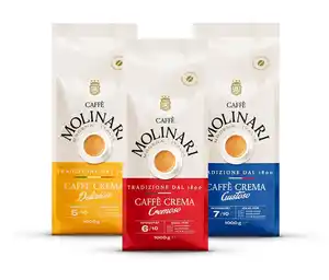 Caffè Molinari Caffè Crema Probierset - Ganze Bohne