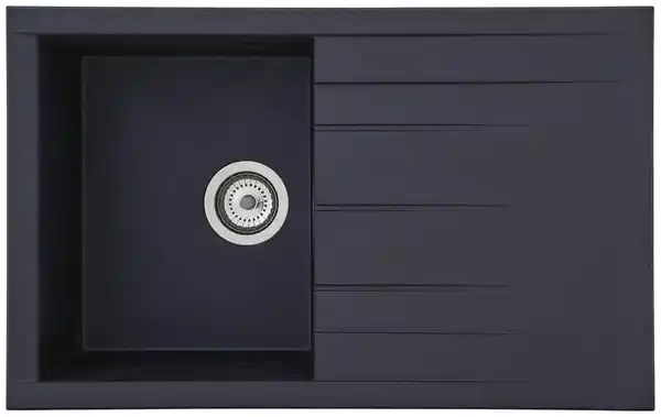 Bild 1 von Einbauspüle Houston ca. 80x21x50 cm Schwarz, Schwarz