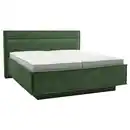 Bild 1 von Musterring Polsterbett, Grün, Textil, H2 + H3, 2-Zonen, Höhe ca. 22 cm, 180x200 cm, Dgm, Bezug abnehmbar/waschbar, für Hausstauballergiker geeignet, optimale Belüftung, verstellbare Lattenroste a