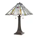 Bild 1 von Elstead Lighting Tischleuchte Maybeck, Mehrfarbig, Dunkelbraun, Metall, Glas, Naturmaterialien, 62.9 cm, Grüner Punkt, RoHS, Europäischer Sicherheitsstandard, CE, Lampen & Leuchten, Innenbeleuchtun