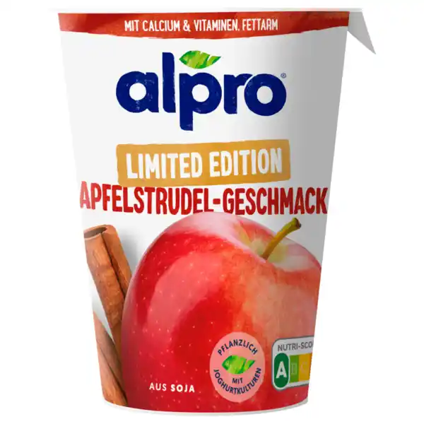 Bild 1 von Alpro Soja-Joghurtalternative Limited Edition Apfelstrudel-Geschmack vegan 400g