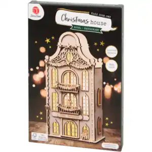 DécoTime Beleuchtete DIY-Weihnachtsminiatur