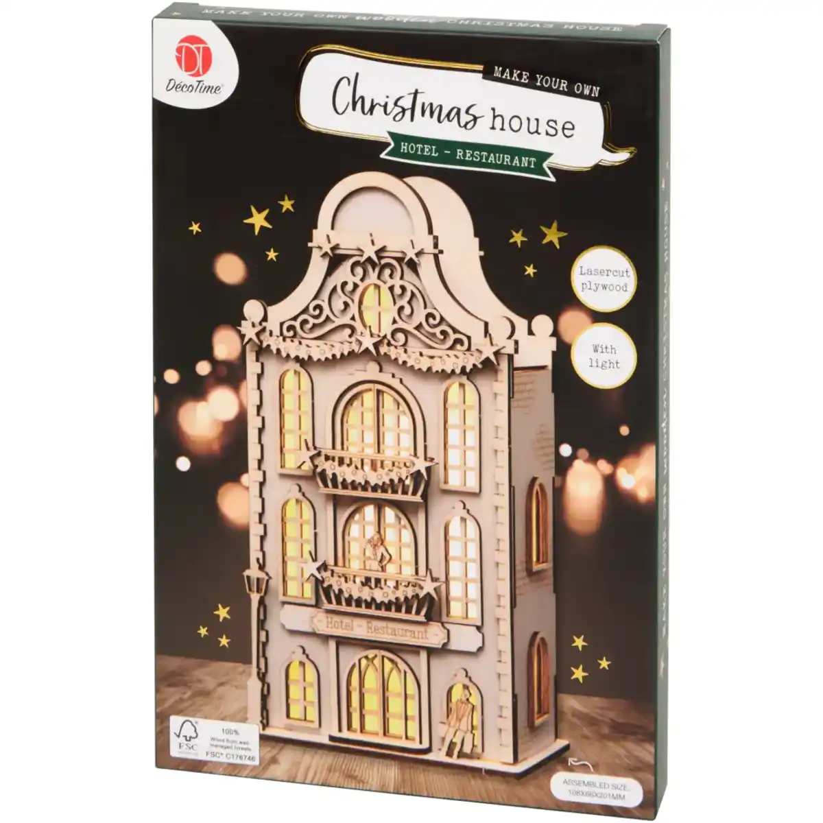 Bild 1 von DécoTime Beleuchtete DIY-Weihnachtsminiatur