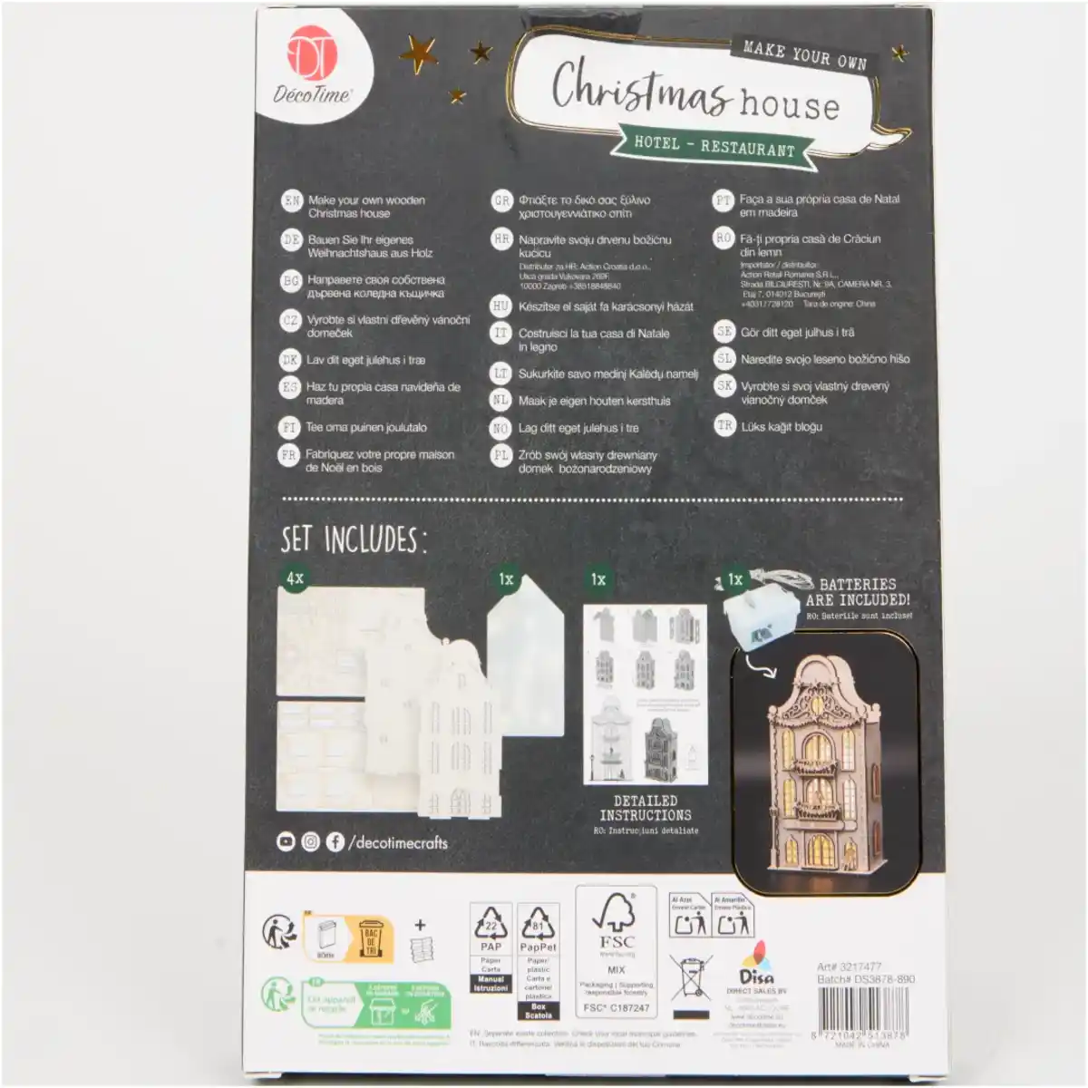 Bild 2 von DécoTime Beleuchtete DIY-Weihnachtsminiatur