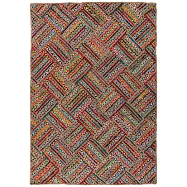 Bild 1 von Obsession Flachwebeteppich My Cancun, Mehrfarbig, Rot, Textil, Abstraktes, rechteckig, 160x230 cm, für Fußbodenheizung geeignet, Teppiche & Böden, Teppiche, Webteppiche