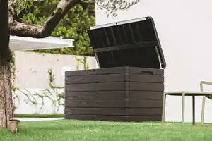 Kissenbox Dolomiti Anthrazit Kunststoff, Anthrazit