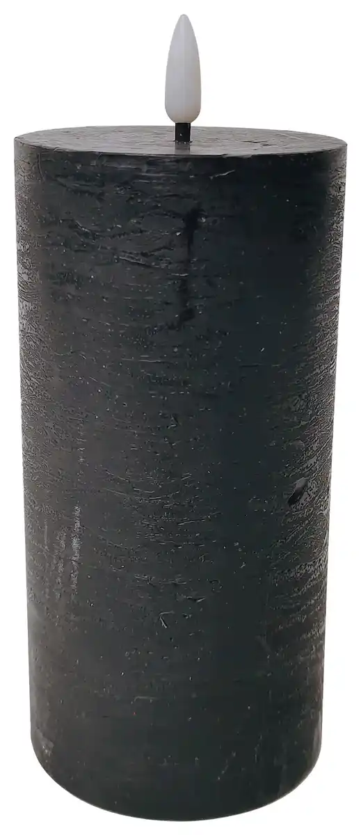 Bild 1 von Kerze mit LED Mandy in Schwarz, Schwarz