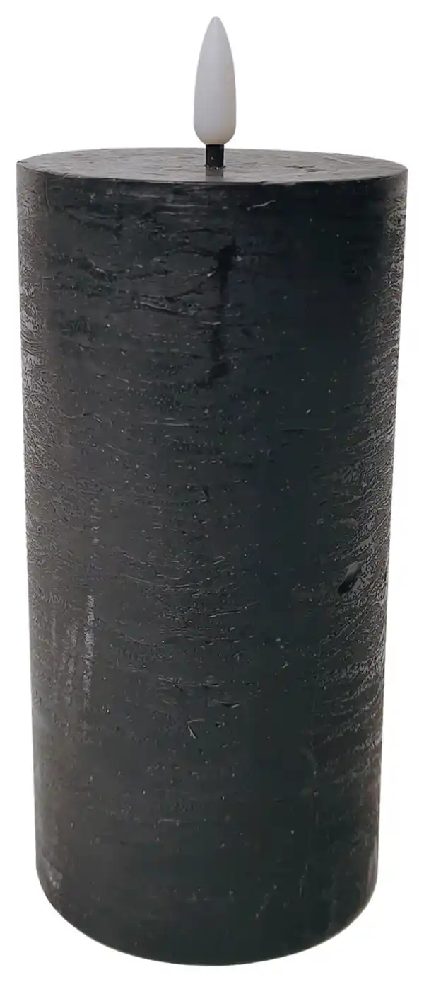 Bild 1 von Kerze mit LED Mandy in Schwarz, Schwarz