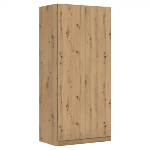 Bild 1 von Rauch Möbel Drehtürenschrank, Eiche Artisan, Holzwerkstoff, 1 Fächer, 91x197x54 cm, Blauer Engel, BQ - Bündnis für Qualität, Made in Germany, Schlafzimmer, Kleiderschränke, Drehtürenschränke