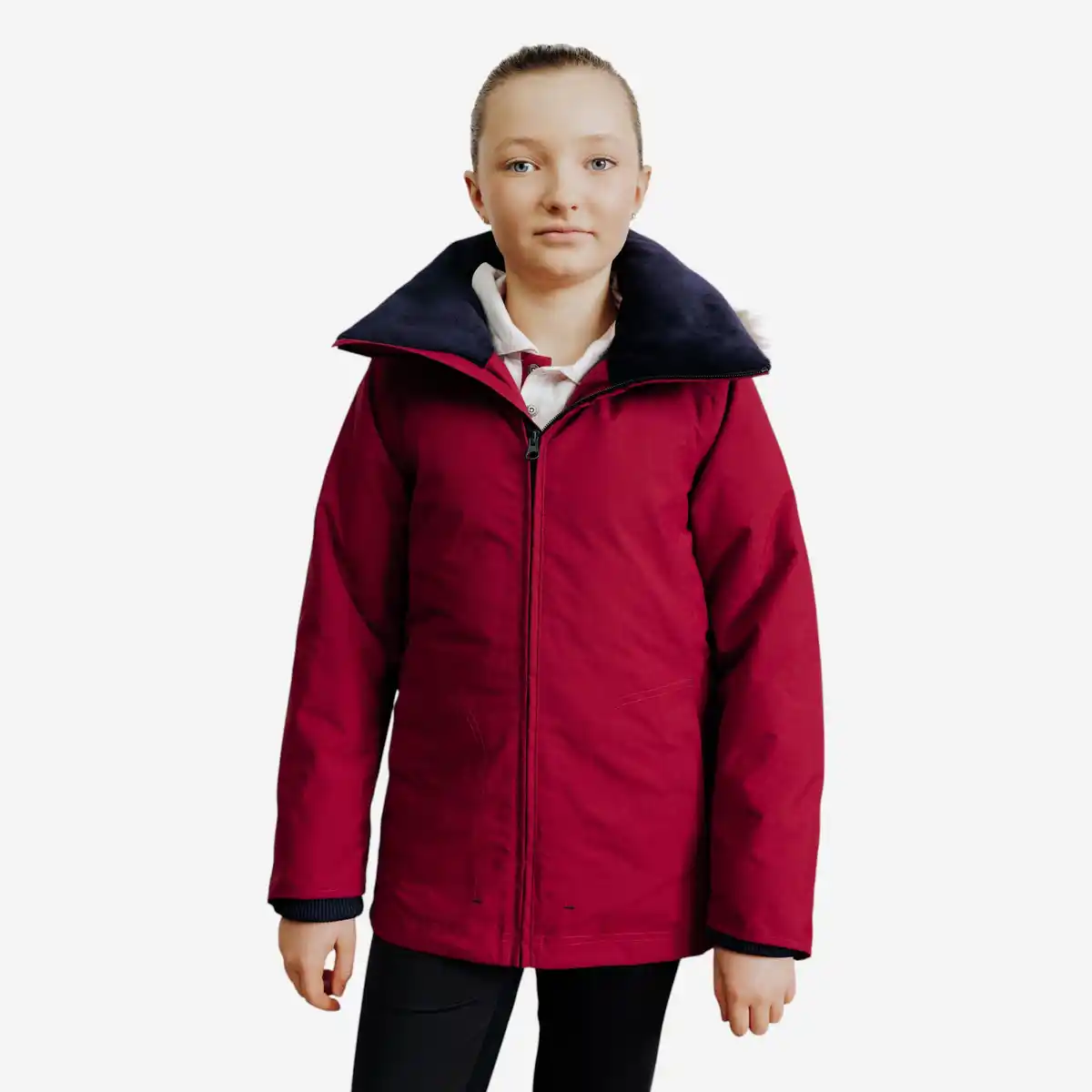 Bild 1 von Winterreitjacke 500 wasserdicht warm Kinder pink