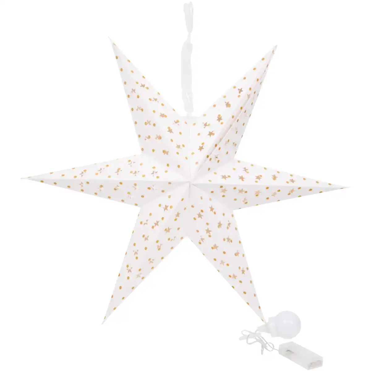 Bild 2 von Papierstern mit LED-Beleuchtung