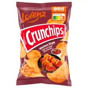 Lorenz Crunchips Western Style 150g