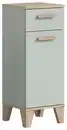 Bild 1 von Midischrank Star ca. 34x87x31 cm Eiche/Graugrün, Eiche San Remo, Graugrün