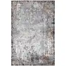 Bild 1 von Dieter Knoll Webteppich Poseidon, Grau, Mehrfarbig, Textil, Naturmaterialien, Abstraktes, rechteckig, 240x340 cm, Oeko-Tex® Standard 100, für Fußbodenheizung geeignet, leicht zusammenrollbar, Tepp