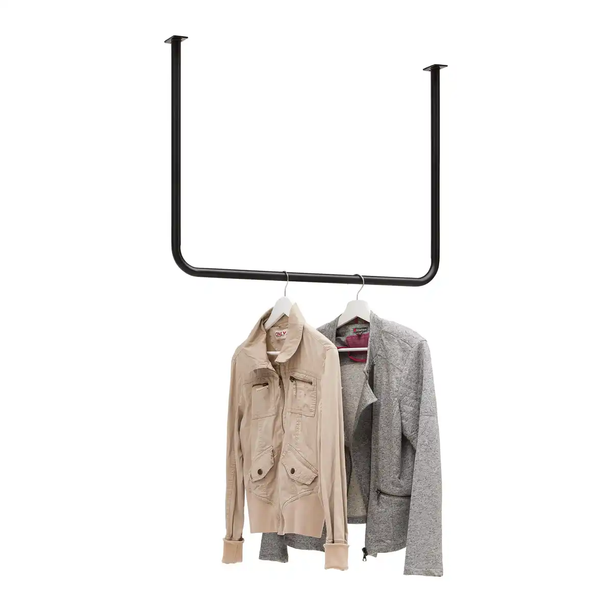 Bild 1 von Wandgarderobe Pipe Schwarz, Schwarz