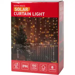 Solar-Lichtervorhang