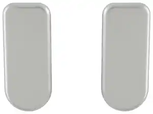 Klebehaken Wenko aus Kunststoff, 2 Stück, Silberfarben