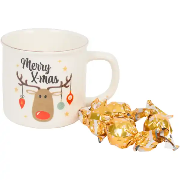 Bild 2 von Weihnachtstasse mit Pralinen