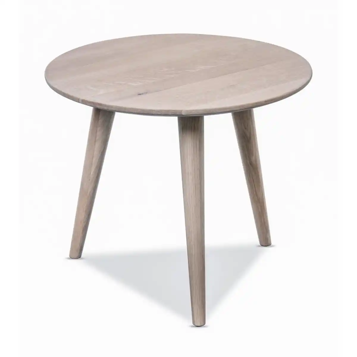 Bild 1 von Xora Couchtisch, Eiche Bianco, Holz, Wildeiche, massiv, rund, konisch, 45x35x45 cm, einfacher Aufbau, Wohnzimmer, Wohnzimmertische, Couchtische